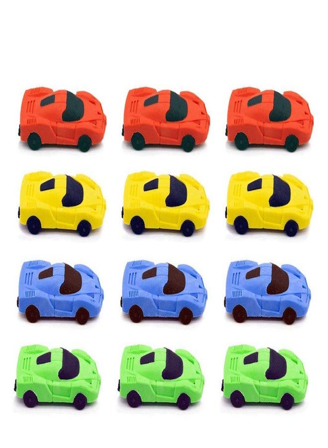 HomeImpel 36 Pcs Racing Car Pencil Eraser Set, for Kids, Children's Gifts, Party Favor, Classroom Rewards (Racing Car) - Image 1